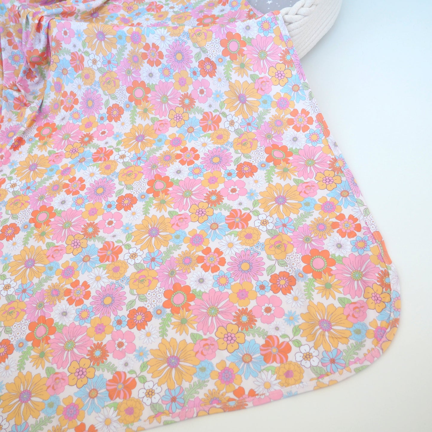 Retro Floral Swaddle