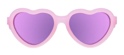 Babiators Polarized Heart: Frosted Pink 0-2yr