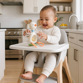 Itzy Ritzy Twist & Bop™ High Chair Sensory Toy — Goose