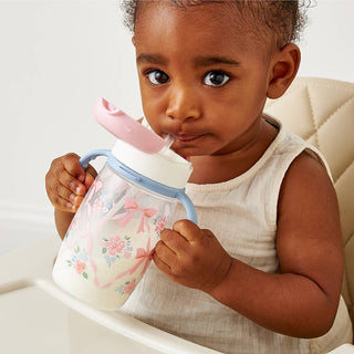 Itzy Ritzy Weighted Straw Cup with Snap-Close Lid