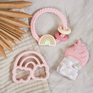 Itzy Ritzy Ritzy Rattle Silicone Teether Rattle