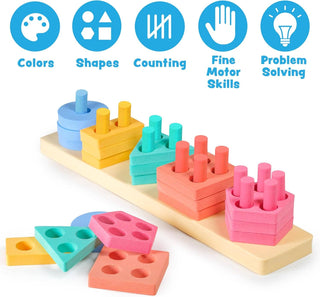 Stack & Sort Shape Sorter Bath Toy