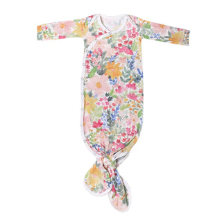 Newborn Knotted Gown - Lark