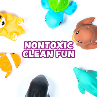 Tub Works Marine Mold-Free Bath Toys — 6-Pack