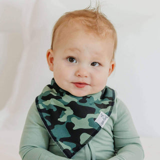 Copper Pearl Bandana Bibs — Diesel (Set of 4)