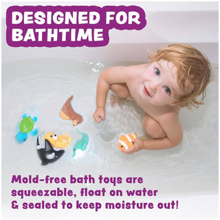 Tub Works Marine Mold-Free Bath Toys — 6-Pack