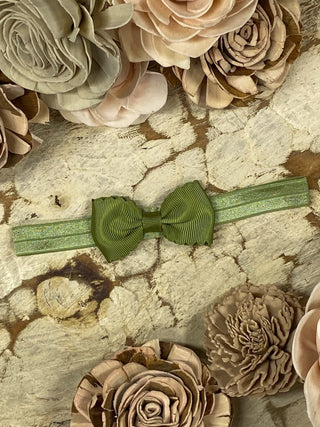 2.5" Bitty Scalloped Bow | Headband