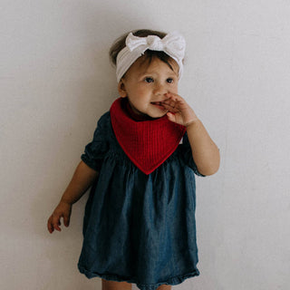 Parker Baby Co. Rose Muslin Bandana Bibs — Set of 4