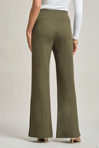Magic Gala Button-Hem Pants