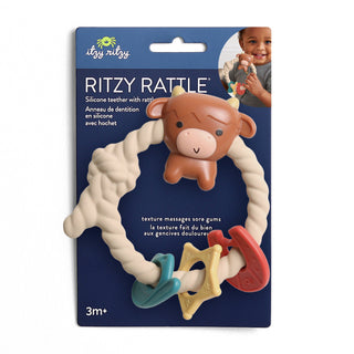 Itzy Ritzy Ritzy Rattle Silicone Teether Rattle