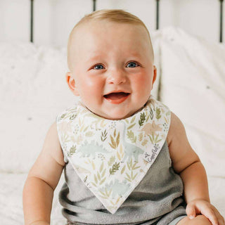Copper Pearl Bandana Bibs — Rex (Set of 4)