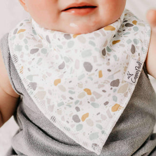 Copper Pearl Bandana Bibs — Rex (Set of 4)