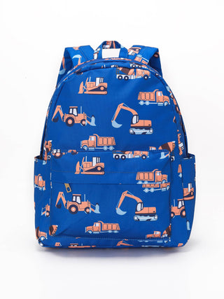 Construction Print Boys Backpack