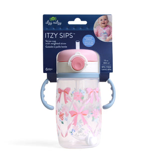 Itzy Ritzy Weighted Straw Cup with Snap-Close Lid