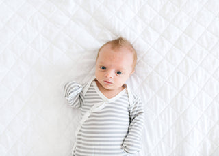 Newborn Knotted Gown - Everest