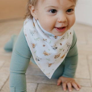 Copper Pearl Bandana Bibs — Wilder (Set of 4)