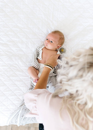 Newborn Knotted Gown - Everest