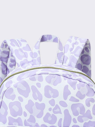 Cheetah Print Ruffle Backpack