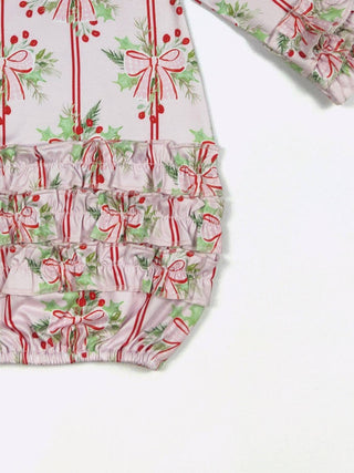 Holly Stripes Baby Gown