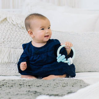 Itzy Ritzy Ritzy Rattle Silicone Teether Rattle