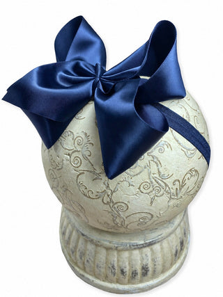 4.5" Classic Satin Hair Bows | Alligator Clips or Headbands