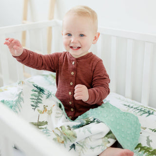In the Woods Minky Baby Blanket