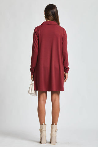 French Terry A Line Dress