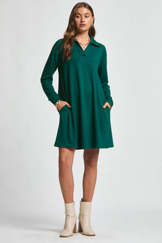 French Terry A Line Dress