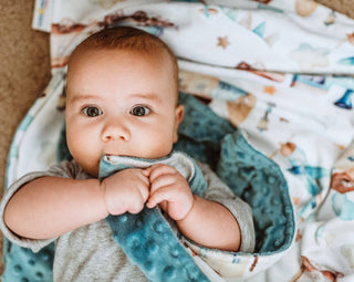 Planes, Trains, & Automobiles Minky Baby Blanket