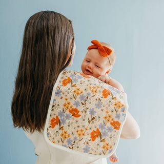 Copper Pearl Premium Burp Cloths — Eden (Set of 3)