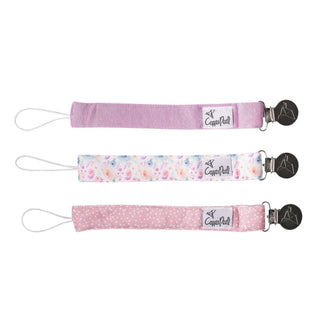 Copper Pearl Binky Clips | Bloom | Set of 3