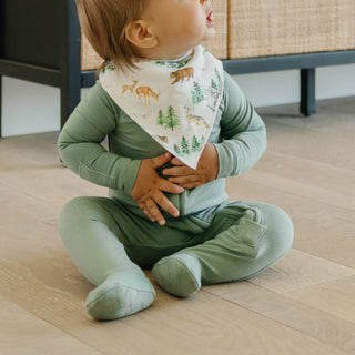 Copper Pearl Bandana Bibs — Wilder (Set of 4)