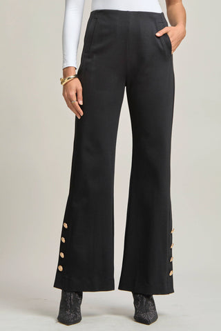 Magic Gala Button-Hem Pants