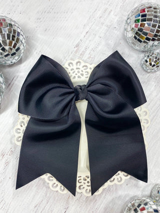 6" Solid Cheer Bow | Pony-O