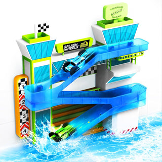 Tub Works Splash Wheels Bathtime Raceway Car Ramp Bath Toy