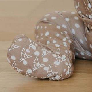 Zip-Up Footie Pajama - Fawn
