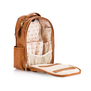 Itzy Ritzy Boss Plus™ Backpack Diaper Bag — Cognac