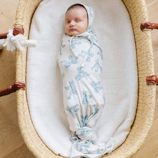 Copper Pearl Knit Swaddle Blanket — Daphne
