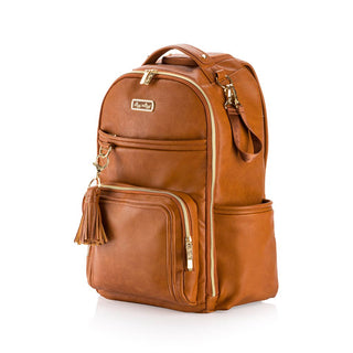 Itzy Ritzy Boss Plus™ Backpack Diaper Bag — Cognac