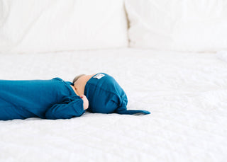 Newborn Knotted Gown - River