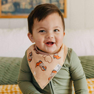 Copper Pearl Bandana Bib Set in Boone