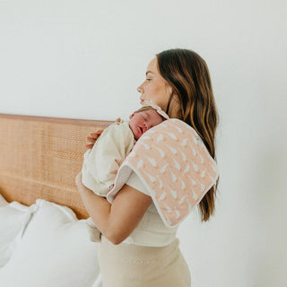 Copper Pearl Premium Burp Cloths — Goosie (Set of 3)