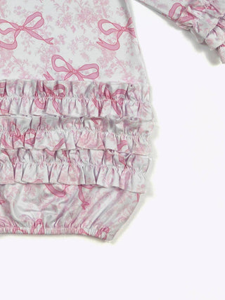 A Blushing Bow Baby Gown