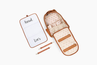 Itzy Ritzy Boss Plus™ Backpack Diaper Bag — Cognac
