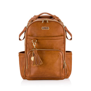 Itzy Ritzy Boss Plus™ Backpack Diaper Bag — Cognac