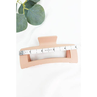 Matte Jumbo Rectangle Hair Claw