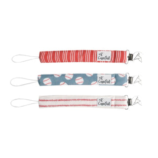 Copper Pearl Binky Clips — Slugger (Set of 3)