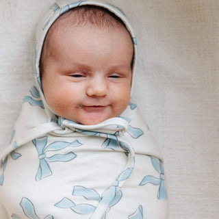Copper Pearl Knit Swaddle Blanket — Daphne