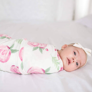 Copper Pearl Knit Swaddle Blanket — Grace