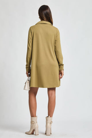 French Terry A Line Dress